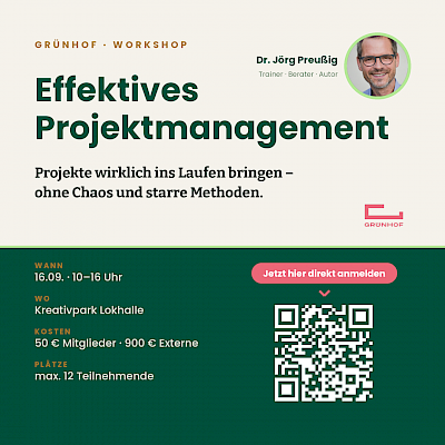 Workshop „Effektives Projektmanagement“