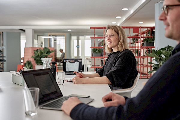 Meeting at the stylish Grünhof coworking space