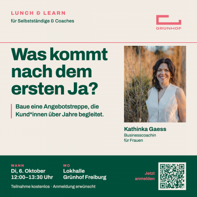 Lunch & Learn „Baue deine Angebotstreppe