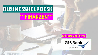 Businesshelpdesk Finanzen mit der GLS Bank