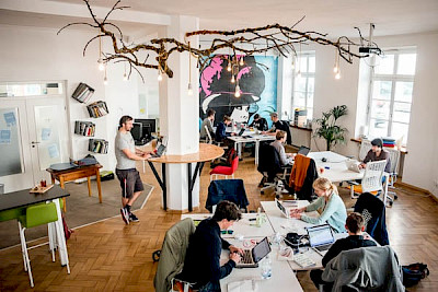 GRÜNHOF BELFORTSTRASSE – COWORKING-TOUR