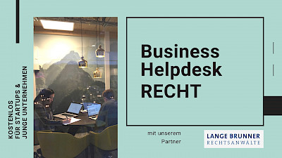 Businesshelpdesk RECHT mit Lange/ Brunner