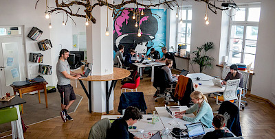 GRÜNHOF BELFORTSTRASSE – COWORKING-TOUR