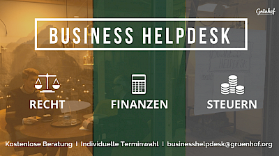 BUSINESS HELPDESK – RECHT I FINANZEN I STEUERN