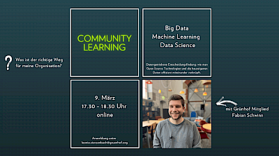 COMMUNITY LEARNING BIG DATA // MEMBERZ ONLY