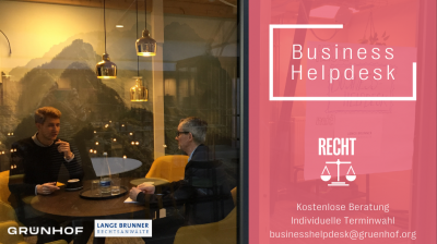 BUSINESS HELPDESK – RECHT