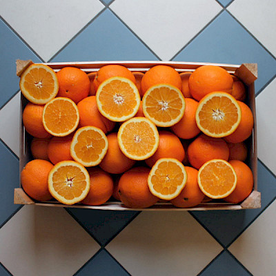 Orangen - direkt an deinen Arbeitsplatz