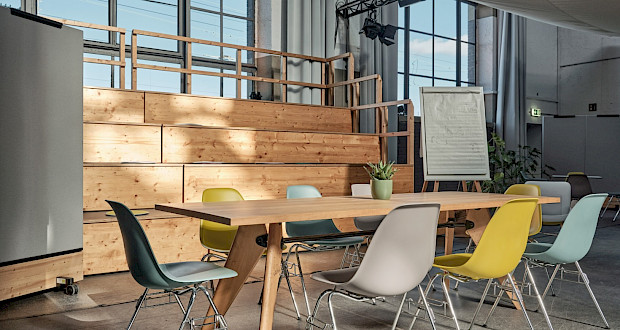 Veranstaltungsraum Freiburg: Flexible Workshoparea im Kreativpark Lokhalle