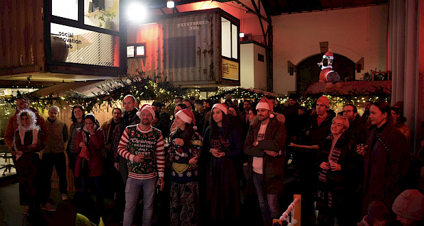 Feierliche Weihnachtsfeier Kreativpark Lokhalle