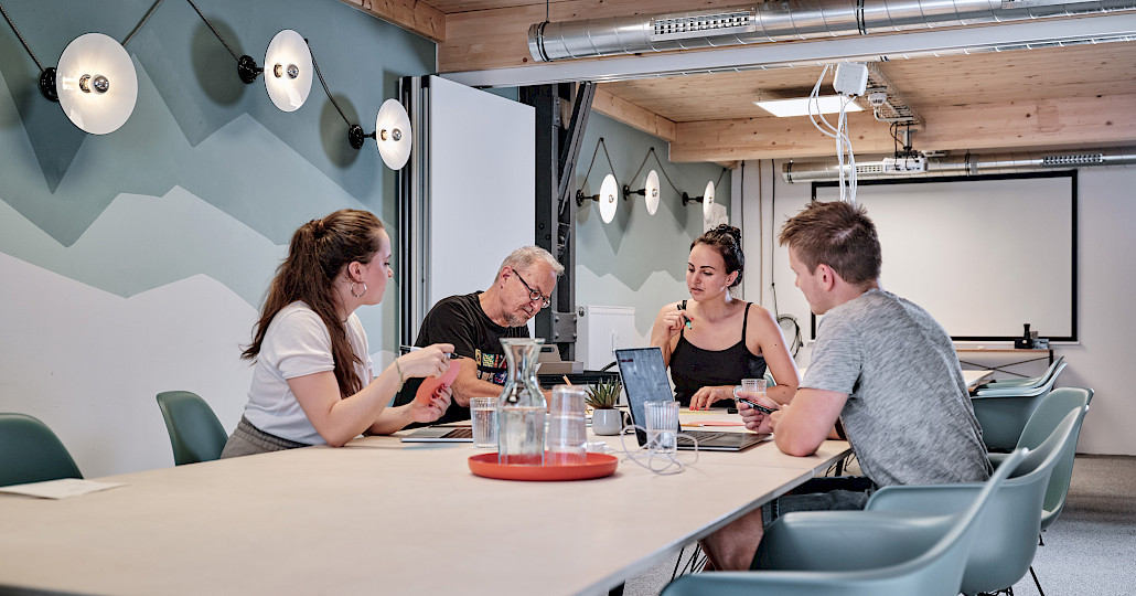 People in a meeting room