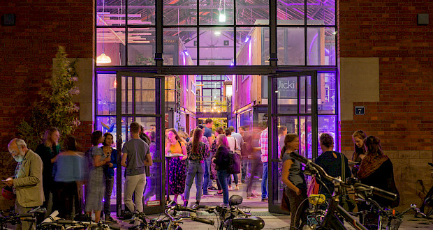 Event location Freiburg: Entrance to Grünhof Kreativpark Lokhalle