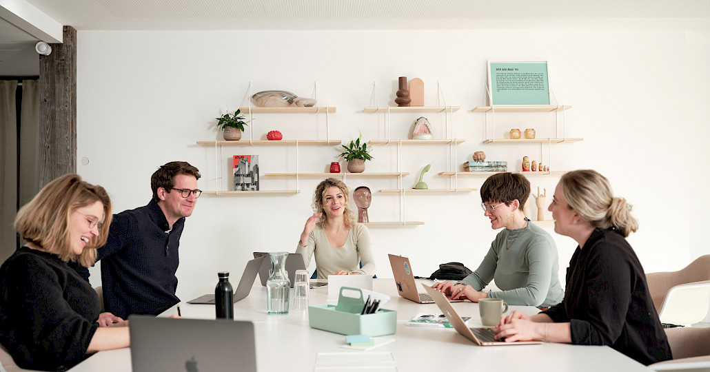 Teamarbeit am Coworking-Standort Augustinerplatz