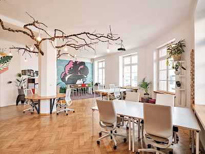 View into the event and coworking location Belfortstraße