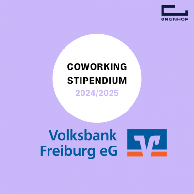 Coworking Stipendium Volksbank & Grünhof
