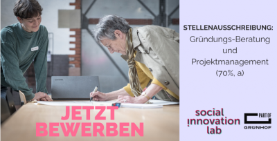 ++ Wir suchen Unterstützung im Social Innovation Lab++