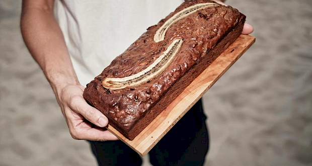 Top-class banana bread at Hokk kiosk