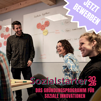 Bewerbungsphase für das SOZIALSTARTER-Programm 2026