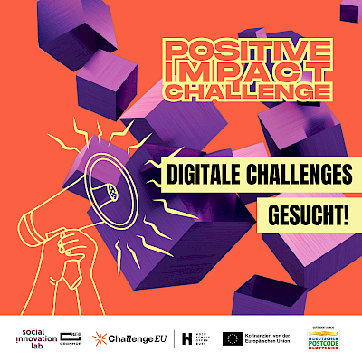 Soziale Organisationen für POSITIVE Impact Challenge gesucht!